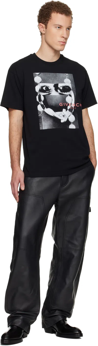 Givenchy Cotton T Shirt Short Sleeves Crew Neck In Black