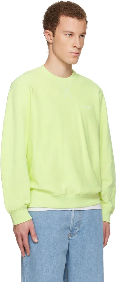 Givenchy Green Couture Seam Sweatshirt In Animal Print