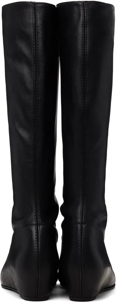 Paloma Wool Black Fernanda Tall Boots In Multi