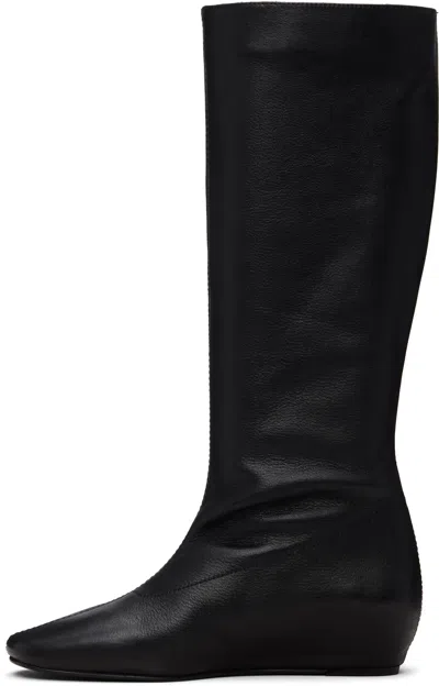 Paloma Wool Black Fernanda Tall Boots In Multi