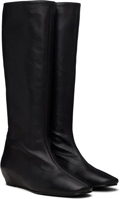 Paloma Wool Black Fernanda Tall Boots In Multi