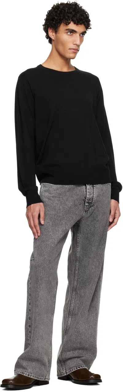 Hope Gray Loose-fit Criss Jeans In Gray