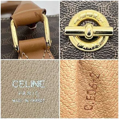 Pre-owned Celine Brown Pvc Leather Tote Bag ()