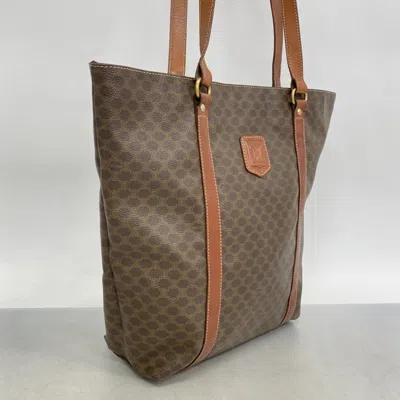 Pre-owned Celine Brown Pvc Tote Bag ()