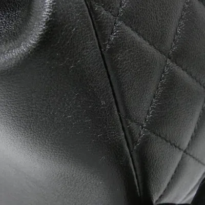 Pre-owned Chanel Black Leather Backpack ()