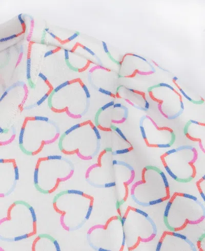 First Impressions Baby Girls Linear Hearts Printed Dress, Macy's Exclusive In Multi