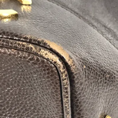 Pre-owned Chanel Blue Grained Calfskin Shoulder Bag ()