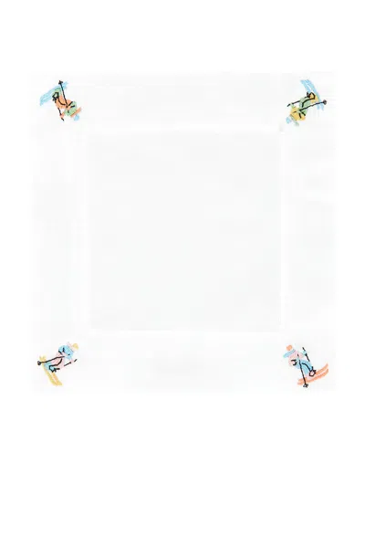 Abbode Skier Napkin In Multi