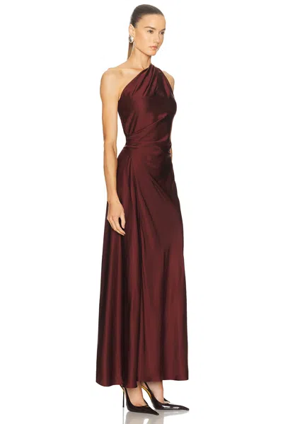 A.l.c Aster Gown In Burgundy