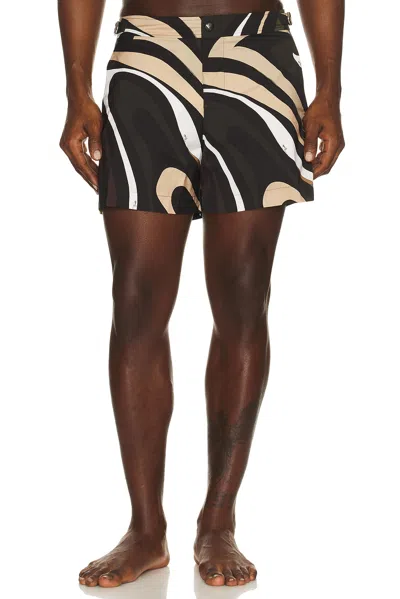 Pucci Swimtrunks In Black