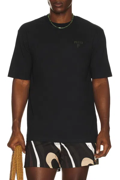 Pucci T-shirt In Black