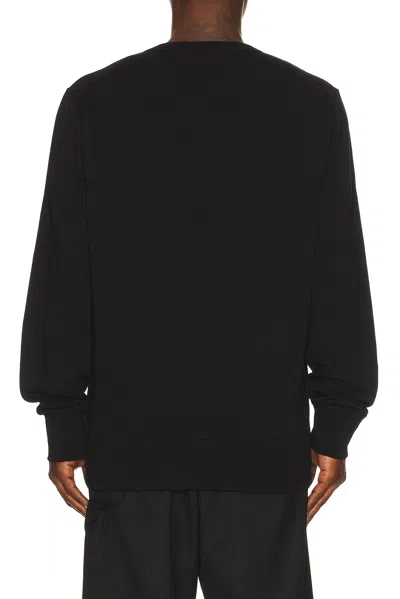 Alexander Mcqueen Embroidered Sweatshirt In Black