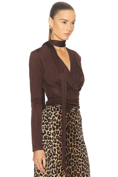 Nicholas Marina Top In Brown