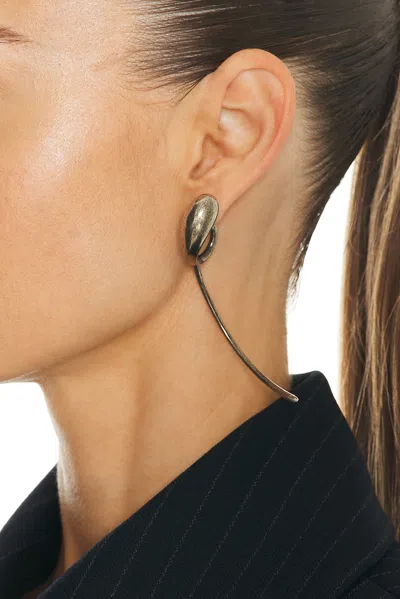 Khaite Cyclone Earring In Silver