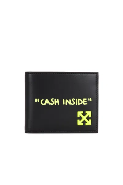 Off-white Jitney Quote Bi-fold Wallet In Multi