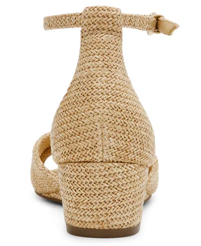 Anne Klein Whitby Ankle Strap Slide Sandal In Brown