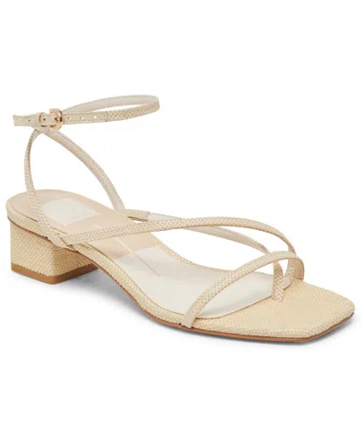 Dolce Vita Karlos Sandals Natural Woven Raffia In Multi