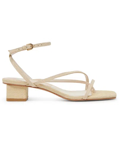 Dolce Vita Karlos Sandals Natural Woven Raffia In Multi