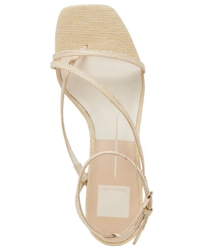 Dolce Vita Karlos Sandals Natural Woven Raffia In Multi