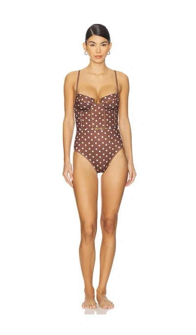 Capittana Ania One Piece Swimsuit In Animal Print