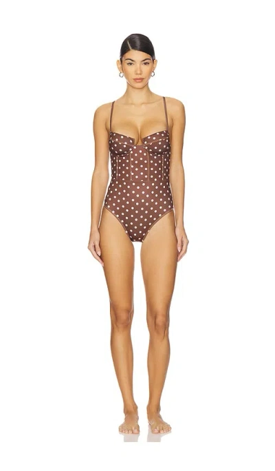 Capittana Ania One Piece Swimsuit In Animal Print