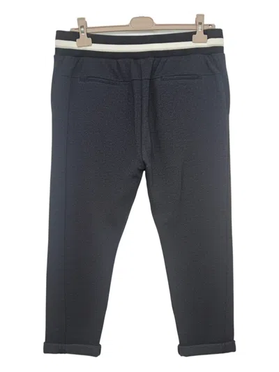 Brunello Cucinelli Drawstring-waist Track Pants In Gray