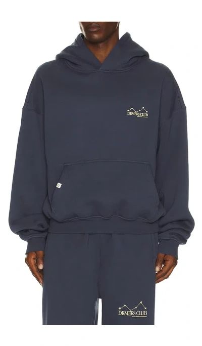 Drmers Club Find Your Own Signs Hoodie In Blue