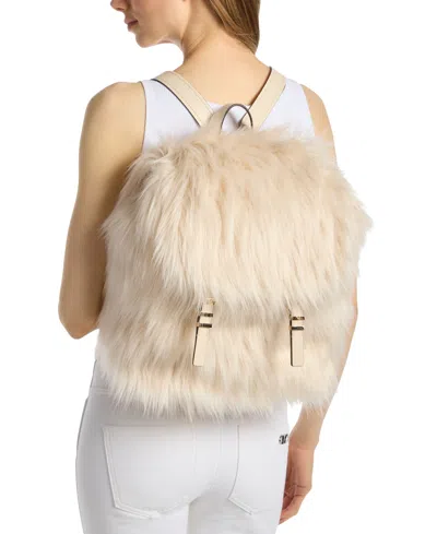 Michael Kors Quinn Small Flap Backpack In Neutral