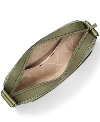 Michael Kors Michael  Maeve East West Pocket Crossbody In Green