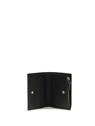 Valentino Garavani Rockstud Flap Wallet In Black