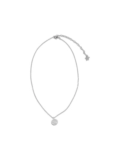 Versace Medusa Necklace In Silver