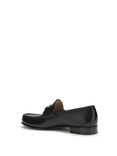 Valentino Garavani Vlogo Signature Black Loafer