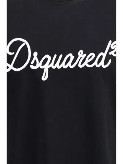 Dsquared2 Jersey T-shirt With Logo In Black