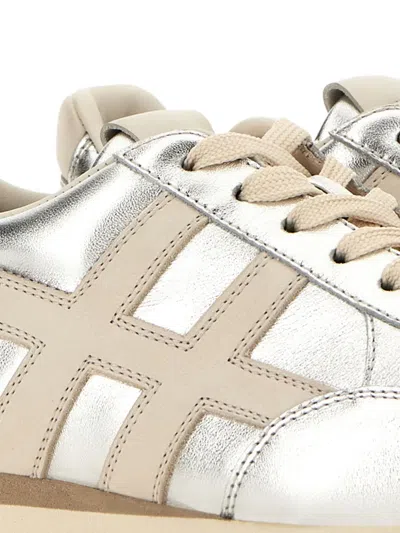 Hogan H671 86er Lace-up Fastening Sneakers In Multi