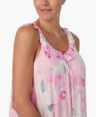 Ellen Tracy Women's Scoop Neck Midi Gown In Pink