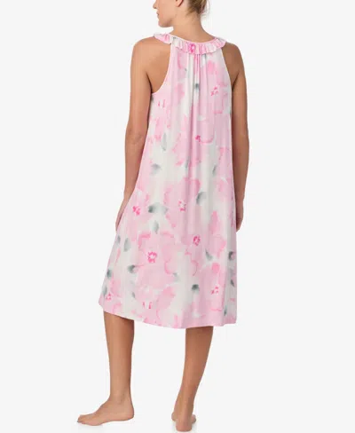 Ellen Tracy Women's Scoop Neck Midi Gown In Pink