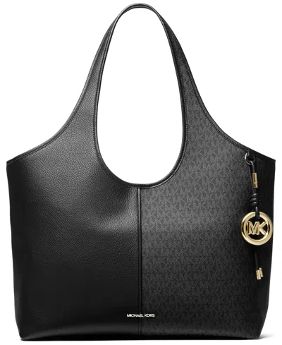 Michael Kors Michael  Henly Extra Large Shopper Tote Bag In Black