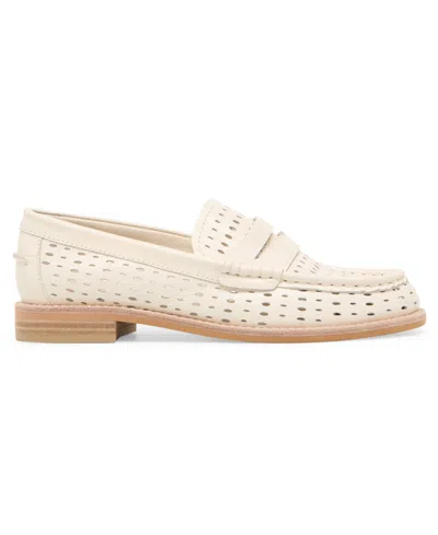 Dolce Vita Women's Wonda Round-toe Perforated Loafers In Neutral
