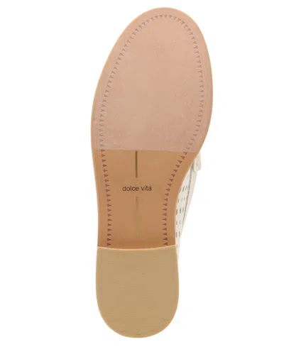 Dolce Vita Women's Wonda Round-toe Perforated Loafers In Neutral