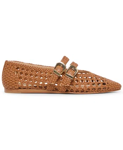 Dolce Vita Baylee Woven Flat In Brown
