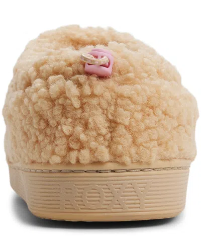 Roxy Colorado Faux Shearling Slipper In Brown