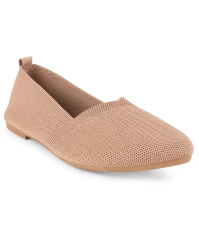 Tahari Women's Bali Knit Flat In Brown