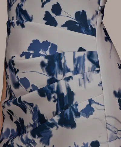 Donna Karan Women's Boat Neck Midi Dress In White