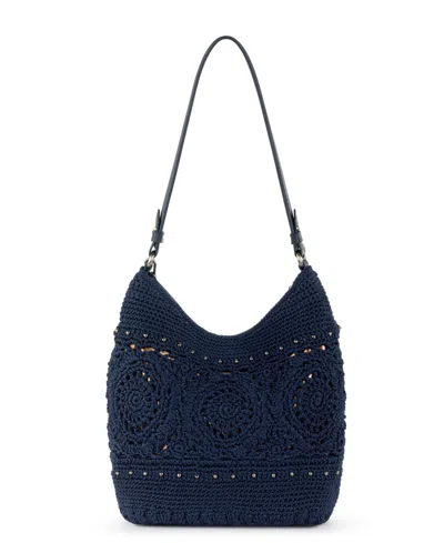 The Sak Women's Sequoia Leather Medium Hobo Bag In Blue