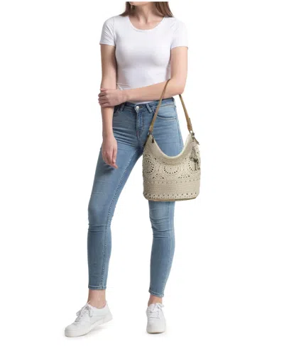 The Sak Women's Sequoia Leather Medium Hobo Bag In Blue