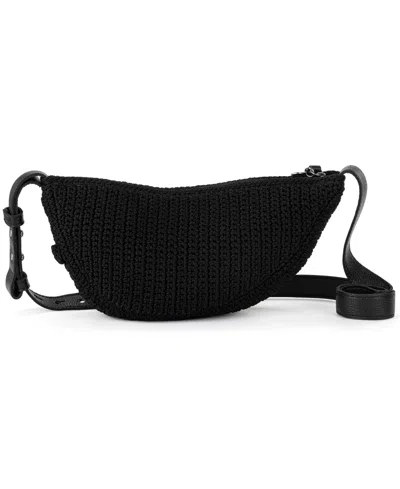 The Sak Tess Sling Bag In Black Crochet