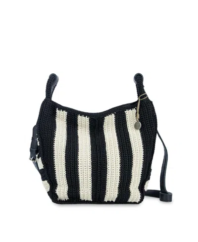 The Sak Los Feliz Leather Medium Crossbody Bag In Black