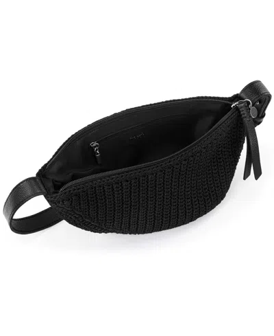 The Sak Tess Sling Bag In Black Crochet