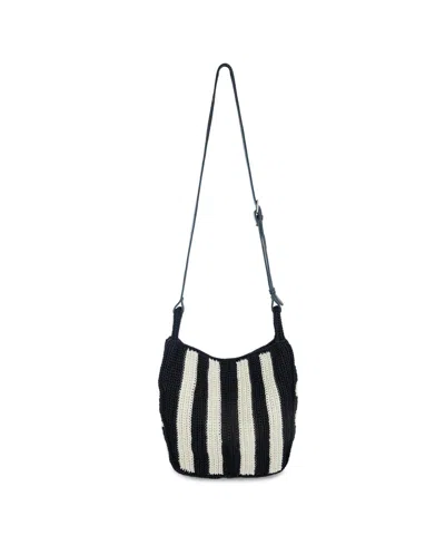 The Sak Los Feliz Leather Medium Crossbody Bag In Black