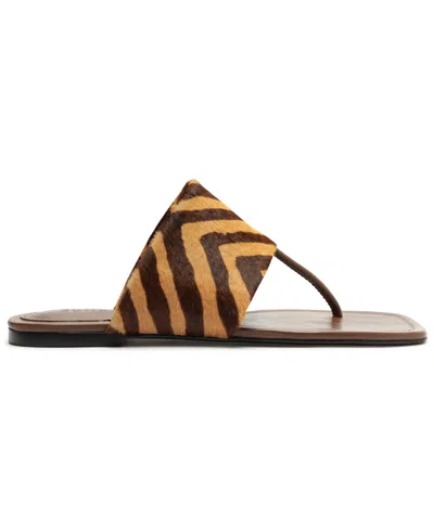 Schutz Martha Slide Sandal In Brown